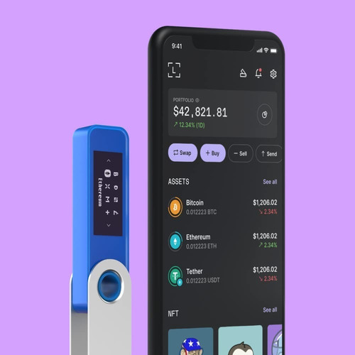 Imagen 4 de 4 de Ledger Nano S Plus Wallet Criptomonedas Bitcoin Ethereum!