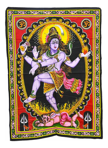 Mantas Dios Shiva Decorativas De La India Estampado