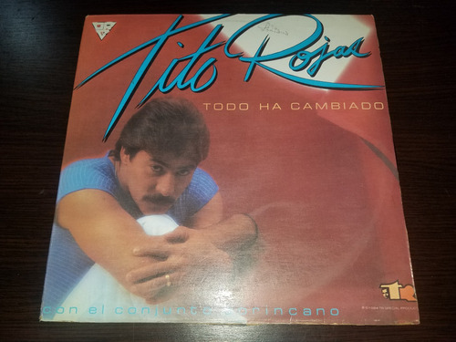 Lp Vinilo Disco Acetato Tito Rojas Todo A Cambiado Salsa