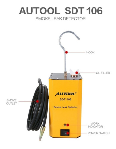 Detector Automatico De Fugas 12 V Modelo Automotriz Humo