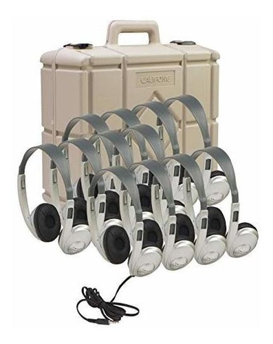 Califone Pack De 12 Unidades Estereo Multimedia Auriculares