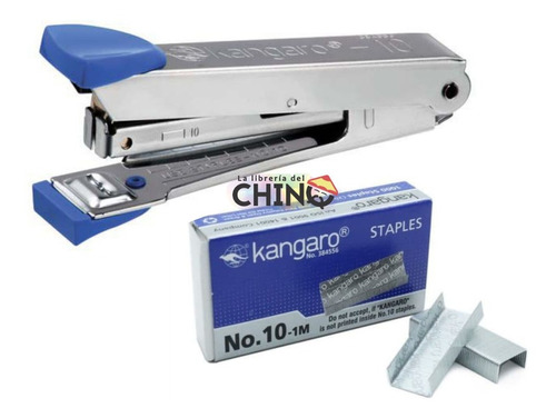  Abrochadora Kangaro Stapler N10 + Broches N10 Kangaro