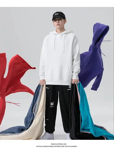 Sudadera Con Capucha Para Hombre Y Mujer, Holgada, Para Pareja