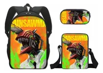 Comprar Mochilas De Anime Chainsaw Man, Bolsas De Ombro, Conjunto