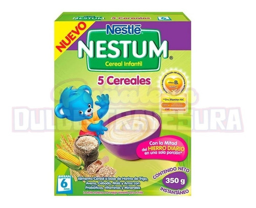 Cereal Infantil Nestum 5 Cereales X350 G