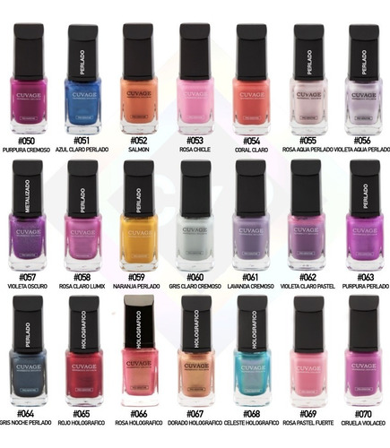 Imagen 4 de 10 de Esmaltes De Uñas Tradicional X 8 S Tacc Cuvage Kit Combo C