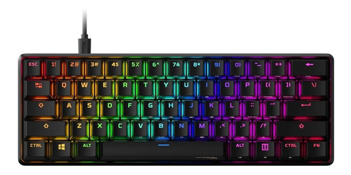 Hyperx Alloy Origins 60 Teclado Mecánico Gamer Hkbo1s-rb-us