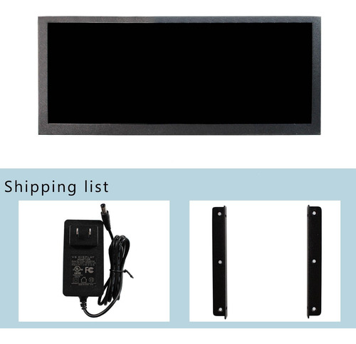 Vsdisplay 12.3 Monitor Lcd Ips Portátil 1920x720 Pantalla De