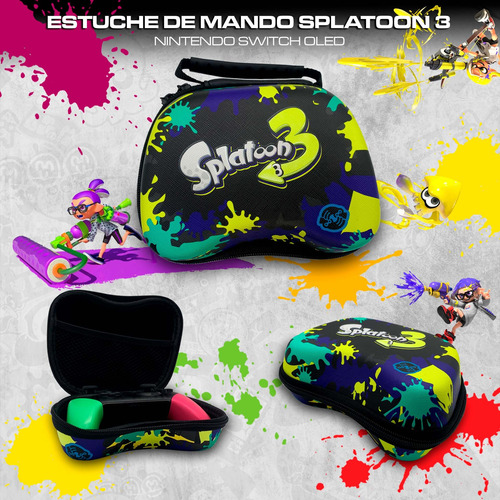 Superkit De Viaje Splatoon Nintendo Switch Oled 6 En 1