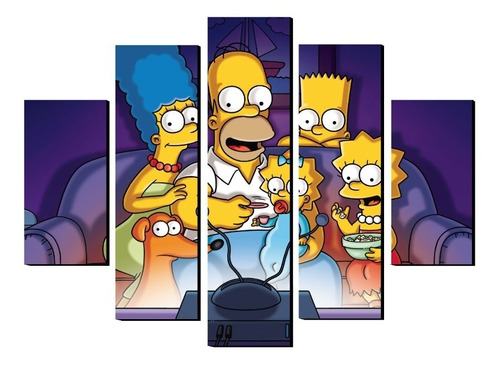 Cuadro Decorativo Los Simpson Tv