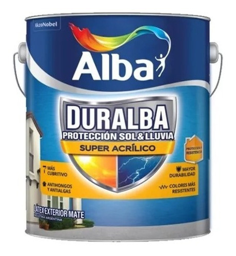 Duralba Pintura Látex Acrílico Exterior 1 Lts - Deacero