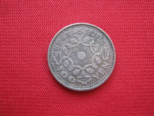 Japón 100 Yenes 1957 Plata 