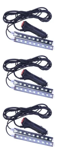 Tira De Luces De Neón Para Interior De Coche 3 Unidades 18