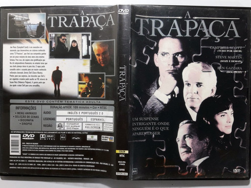 Dvd A Trapaça Steve Martin Campbell Scott Ben Gazzara Origin