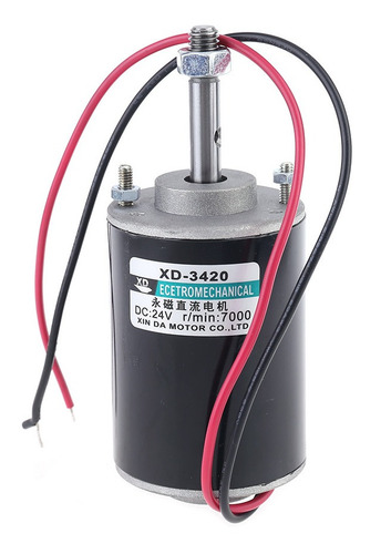 Imagen 3 de 10 de 12/24v 30w Imán Permanente Eléctrico Dc Motor De Alta Veloci