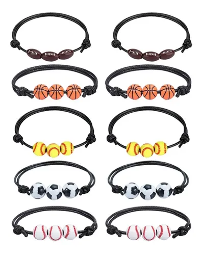 Regalos de béisbol y fútbol para hijo nieto, pulseras de béisbol trenzadas ajustabl para ideas para adolcent con tarjeta de regalo con mensaje - AliExprs Regalos de béisbol y fútbol para hijo nieto, pulseras de béisbol trenzadas ajustabl para ideas para adolcent con tarjeta de regalo con mensaje - AliExprs