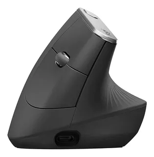 Mouse vertical sem fio recarregável Logitech MX Vertical preto