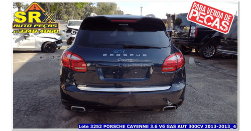 Sucata Porsche Caye 3.6 V6 Gas Aut 300cv 2013 Blindada Pecas