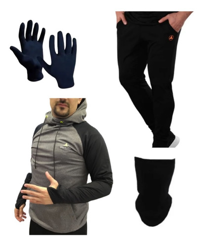 Combo! Buzo G+pantalon +guantes+cuello Termico -6 Cuo