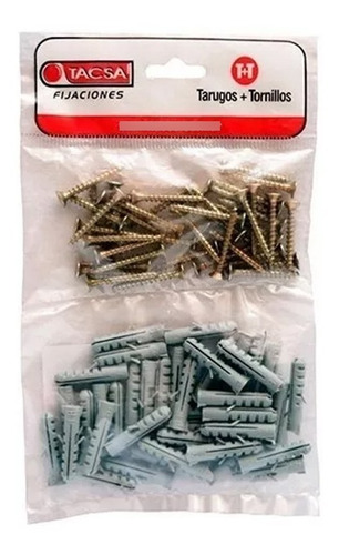Imagen 2 de 9 de Kit Tarugo Y Tornillos 10 Mm Fisher Taco Parker Mecha X 15u.