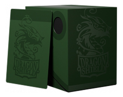 Deck Box Double Shell Dragon Shield Verde Y Negro