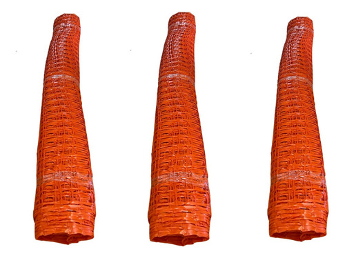 Malla De Seguridad Kit 91 Mts Delimitadora Para Construccion