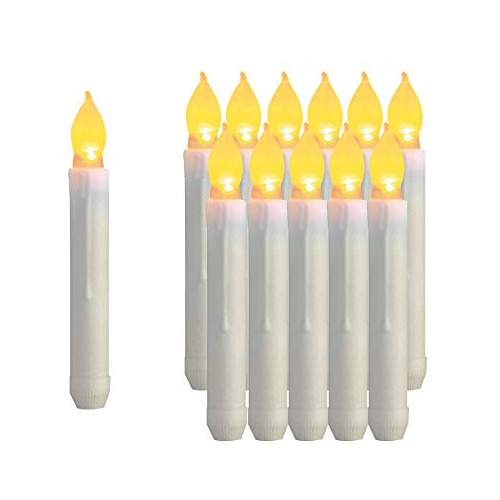 Juego De 12 Velas De Llama Led Sin Llama, Velas De Tama...