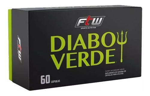 Diabo Verde - Pré Treino / Termogenico - Ftw - 420mg Cafein