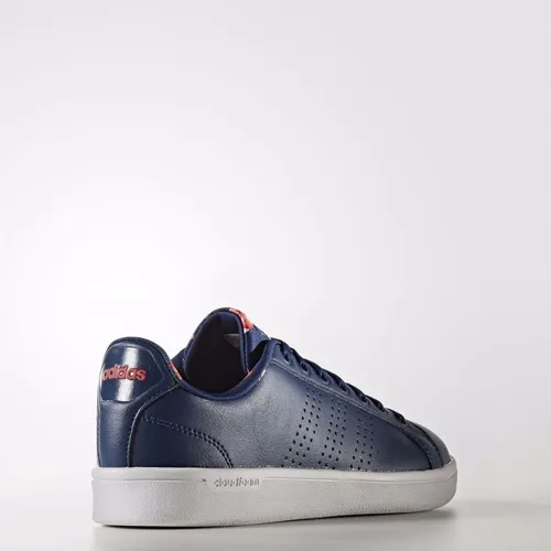 Tenis adidas Cloudfoam Advantage Clean Azul Flores 2017 Dama