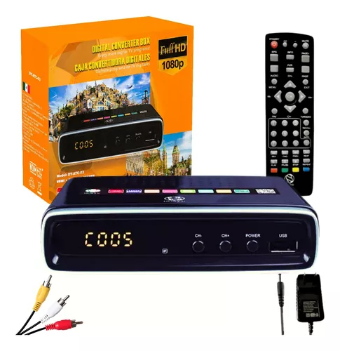 Decodificador Tv Convertidor Digital Full Hd 1080p