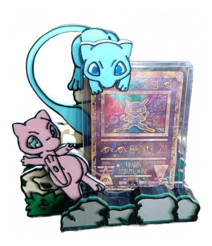 Toploader Pokemon Ruinas Mew Tcg Impresion 3d Pla Pixelados_