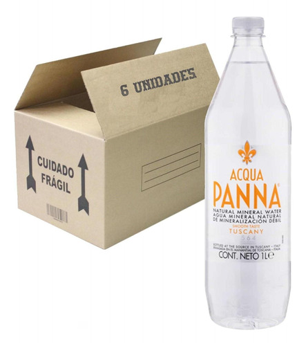 Água Mineral S/ Gás Pet Acqua Panna 1l (6x)