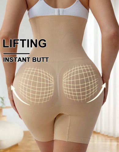 Panty Modeladores De Cintura Alta Sin Costuras Control Del Beige Chica (3-5)