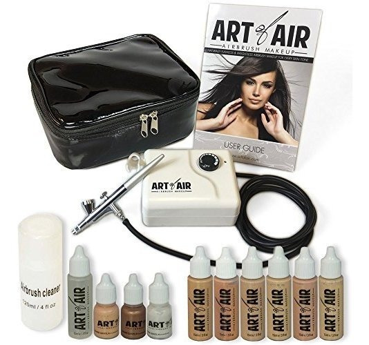  Airbrush Aerografo Para Maquillaje Profesional Kit No   Usa