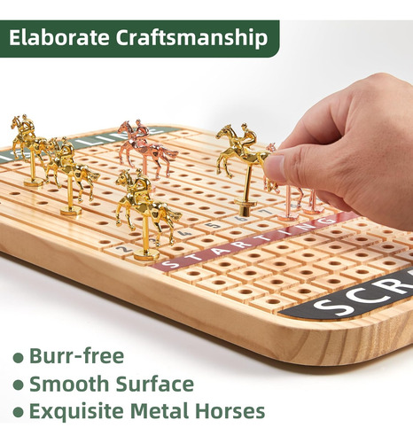 Juego De Mesa De Carreras De Caballos De 16 Pulgadas, Juegos