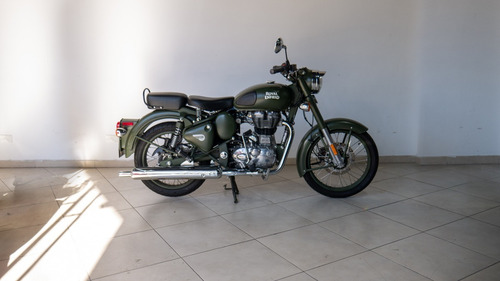 Royal Enfield Classic 500 Usada Verde Militar