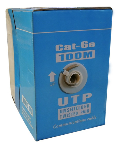 Cable Utp Nrg+ Cat6e 100 Metros - Cobre