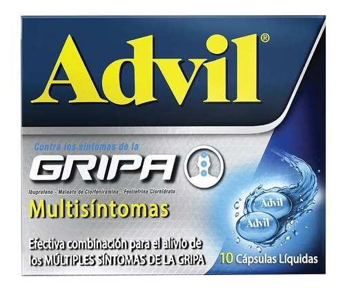 Advil Gripa Caja X 10 Cápsulas - Unidad a $2071