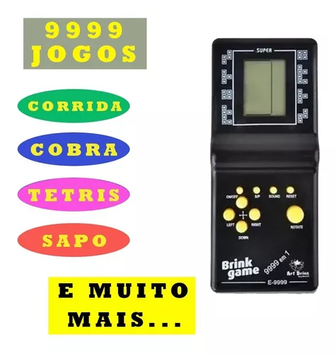 Mini Games Portátil Mão Eletrônico Jogos Passa Tempo + Pilha