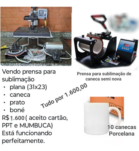 Venda De Máquinas Para Sublimação