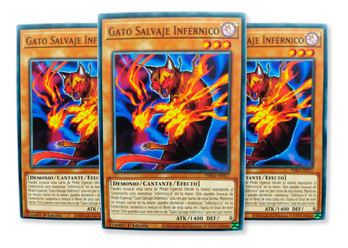 Yugi-oh! Infernity Wildcat Phra-en017 Comun