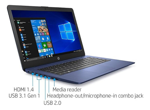 Laptop Hp Stream 2021 Intel Celeron N4000 4gb Ram 64gb Emmc