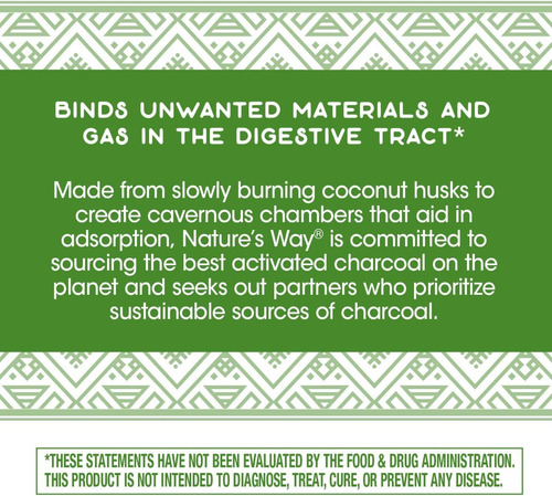 Nature's Way Charcoal Activated 280 Mg X 360 Caps