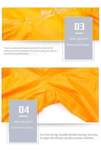 U Overol Impermeable De Una Pieza For Hombre Con Capucha /