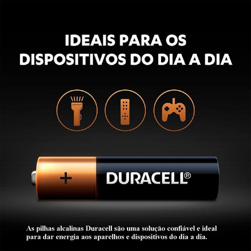Imagem 5 de 7 de Pilha Duracell Aaa Palito Alcalina Duralock Com 16 Unidades