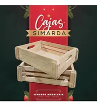 Comprar Cestas Navideñas, Cajas Navidad, Cajas De Madera, Pino, 