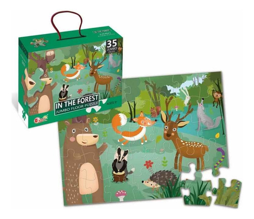 Puzzle Jumbo 35 Piezas - Bosque