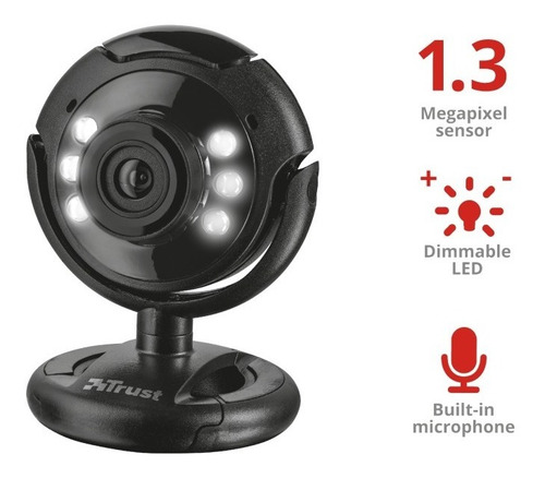 Camara Web Spotlight Pro Con Microfono Integrado Trust