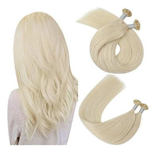 Ugeat Keratina Pre Bonded Hair Extensions 100% Real Yzy58