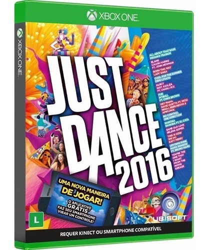 Imagem 1 de 4 de Just Dance 2016 - Midia Fisica Original E Lacrado - Xbox One